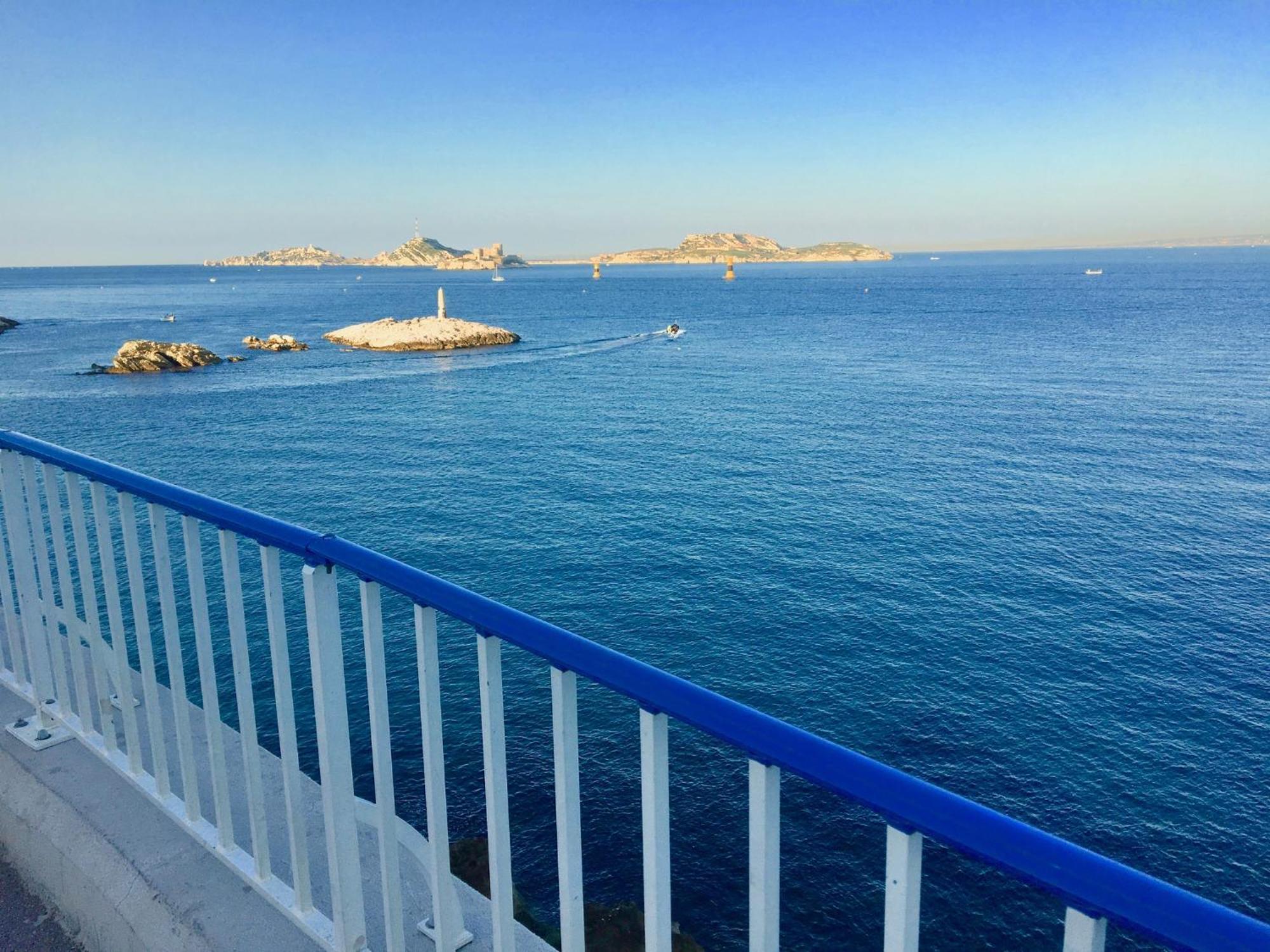 Vue Mer Le Panoramique Vieux-Port De Marsella Exterior foto